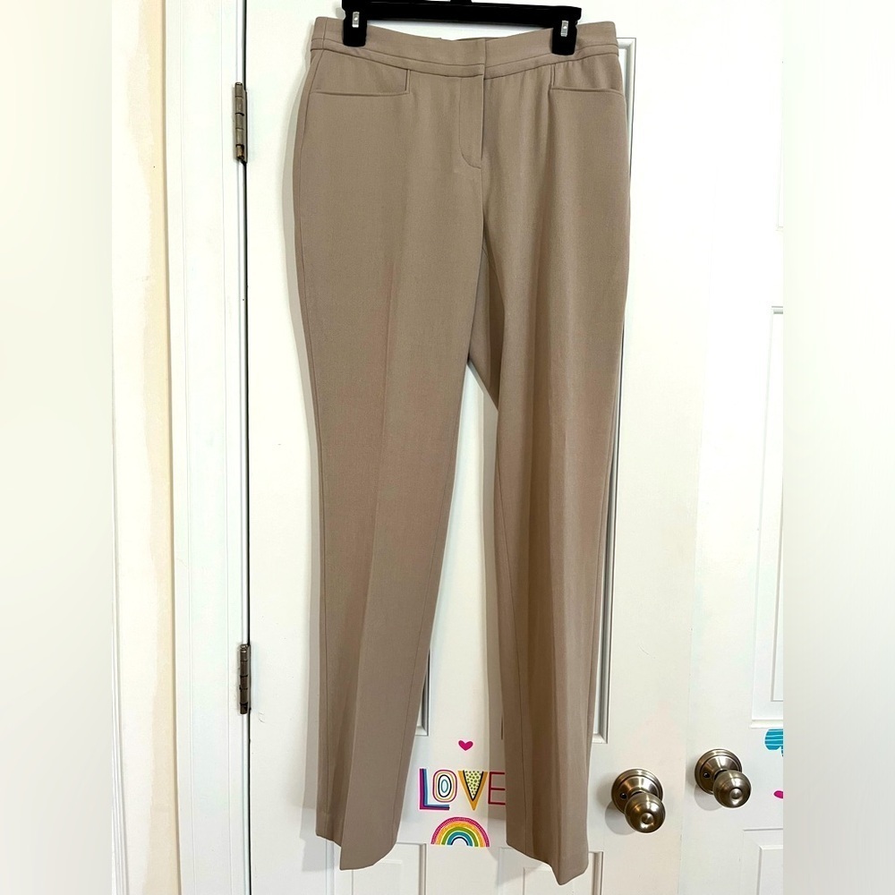 Rafaella Curvy Set- Navy, Beige Tan Formal Dress Women’s Pants, Size 4, EUC - Picture 5 of 17
